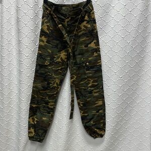 Riflessi size small camouflage‎ pants Women's Jeans camo stretch comfy street